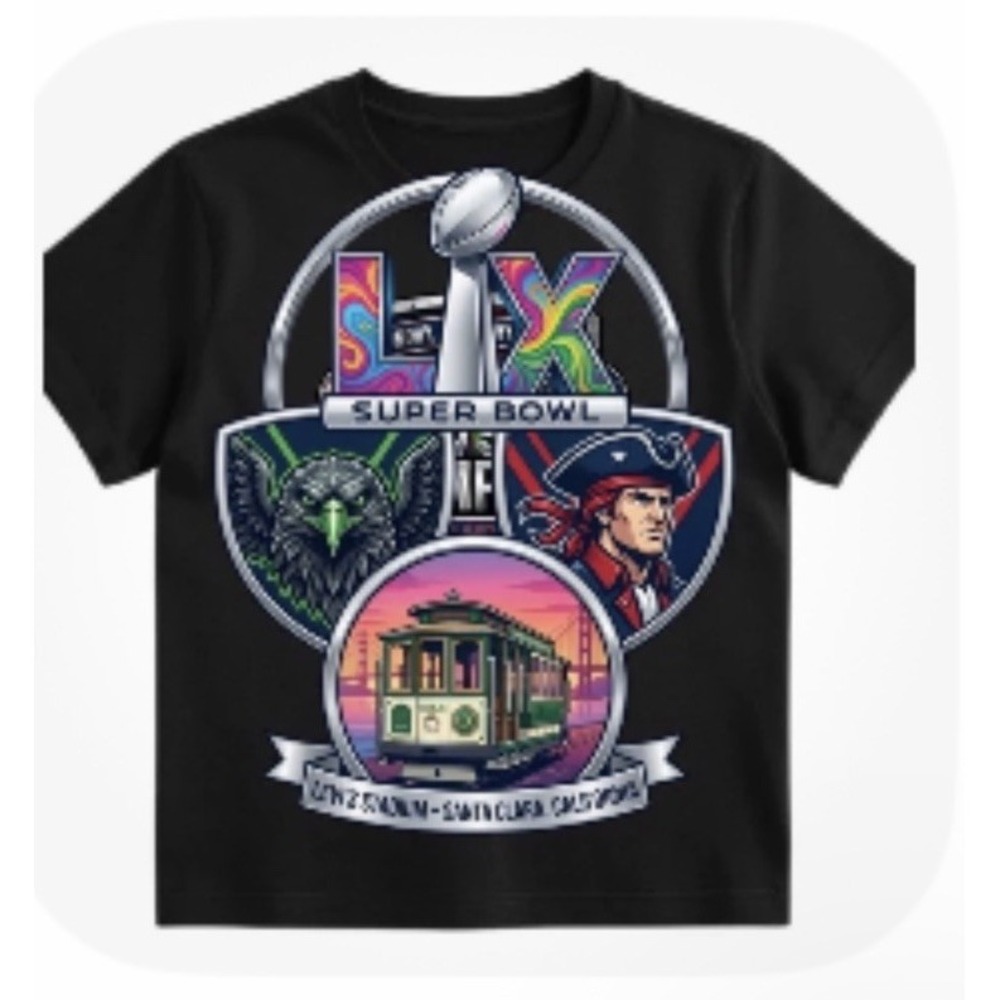 SuperBowl Shirt 2026  February 8 San Francisco Unisex Adult White Size Smal‎